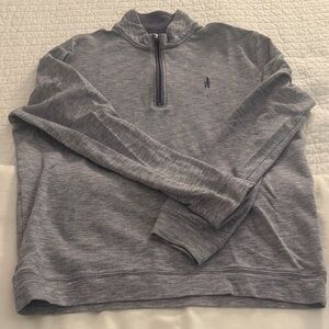 Men's Gray Quarter-Zip Sweater